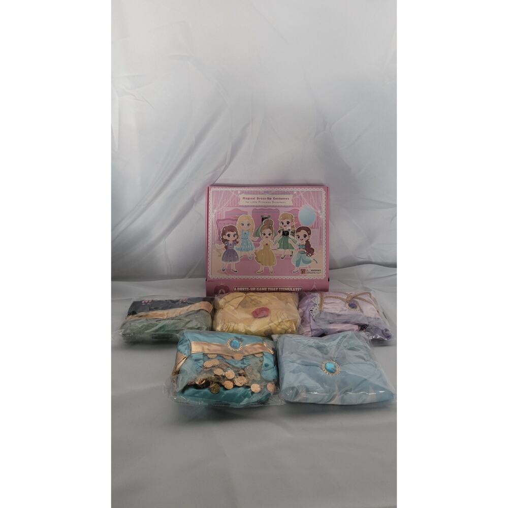 Princess Costumes for Girls, Princess Dress up Clothes for Girl 4-6Princess... - Picture 2 of 9